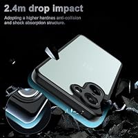 Tieeyivv Hülle für OnePlus Nord CE5 5G Case mit 1 Stücks Schutzfolie für Panzerglas Displayschutzfolie [Kamera Schutz] Flexibles Silikon + PC Acryl Rückseite für OnePlus Nord CE 5 – Ansicht 4