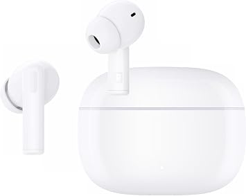 HONOR Choice X7 Lite Wireless Earbuds with Ear Hooks, Bluetooth 5.3 Headphones, ENC Noise Cancellation, IPX5 Waterproof, Deep Bass, Sports Earphones White