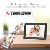 32GB FRAMEO Digital Photo Frame, 10.1" IPS Touch Screen Smart WiFi Digital Picture Frame, Auto-Rotate, Wall Mountable, Easy Setup to Share Photos or Videos via Frameo APP - Image 2