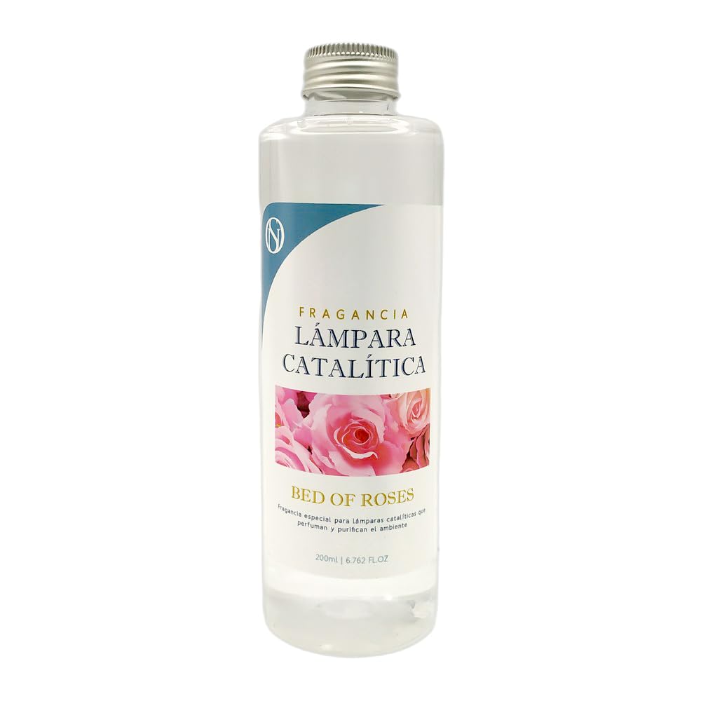 Pack Ahorro Lámpara Catalítica Mosaico Fucsia + Fragancia Bed of Roses (500ml) + Limpiador Neutro (200ml) + Mecha de Repuesto