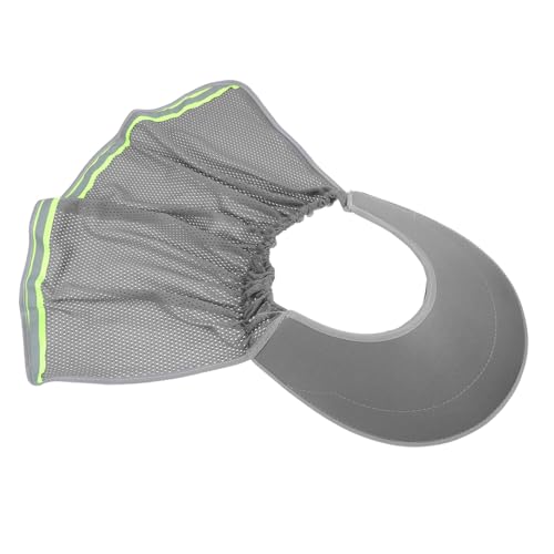 ULTECHNOVO Hard Hat Sunshade Visor with Mesh Neck Shield and Reflective Strips for Construction Workers UV Protection Lightweight Polyester for Summer Outdoor Use