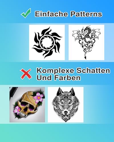 Phomemo M08F Tattoo Drucker Tattoo Stencil Drucker Transfer Maschine Professionelle Thermodrucker Kopierer Kompatibel mit Smartphone und PC mit 10pcs Transferpapier