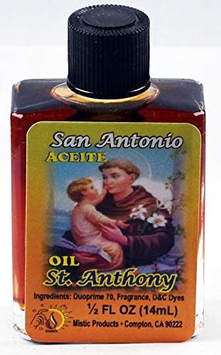 12 Pieces BRYBRADAN ST. Anthony Oil/SAN Antonio ACEITE 1/2 FL OZ 14.7ML