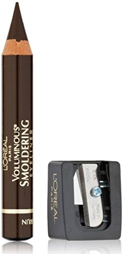 L'Oreal Voluminous Smoldering Liner, Brown [655] 0.087 oz (Pack of 4)