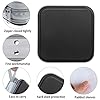 Siveit CD Case, 40 Capacity CD/DVD Case Holders Wallet Hard Plastic DVD Disc Cases Storage Binder for Car Home Office Travel (Black) #1