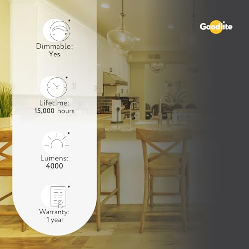 Goodlite G-20205 A23 LED Light Bulb, 27W (225W Equivalent) 4000 Lm, Dimmable 240° Beam Angle, E26 Base, Warm White 3000k, 1 Count (Pack of 1) by Goodlite - Image 6