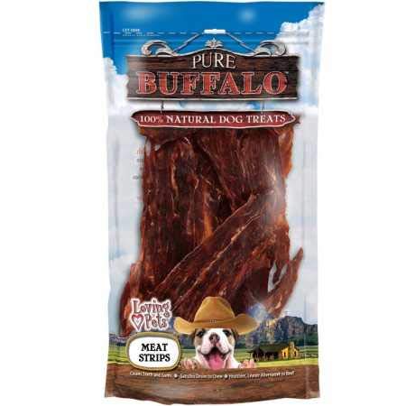 Loving Pets Pure Buffalo Meat Jerky Strips (3.5 Oz) #TOP19