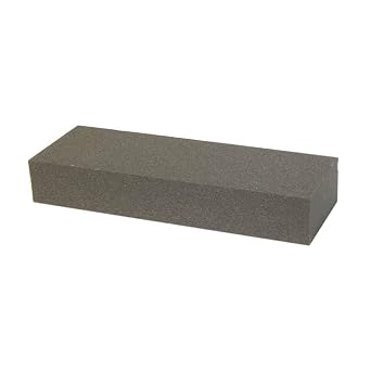 Norton Crystolon Medium Grit Benchstone Replacement Stone for IM200, 8X2X1/2 In,Black