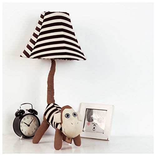 SMC Kinderzimmer Cartoon Kreative Affe Tischlampe Schlafzimmer Nachttischlampe Schöne Wohnzimmer Arbeitszimmer Dekoration Tischlampe Cover