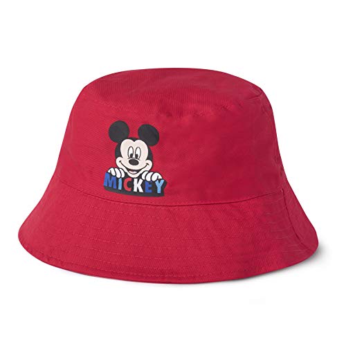 Disney Mickey Mouse Bucket Hat, Boys Ages 2-5, Red #TOP14