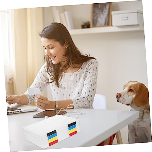 Luxshiny Caixa 4 Unidades Protetor De Revista Caso De Arquivo De Revista Estojos Finos De Arquivo Tr