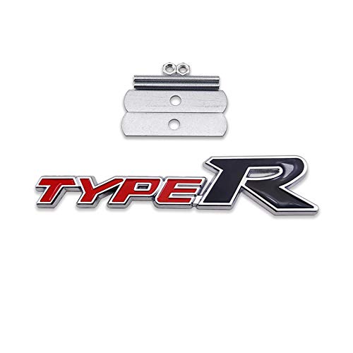 Emblema de rejilla delantera de metal cromado Racing Sport 3D de alta calidad