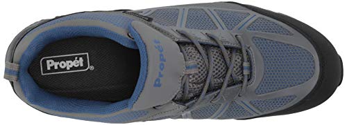 Propét Mens Seeley Ii Industrial Shoe, Grey/Blue, 10.5 Xx-Wide Us #TOP4