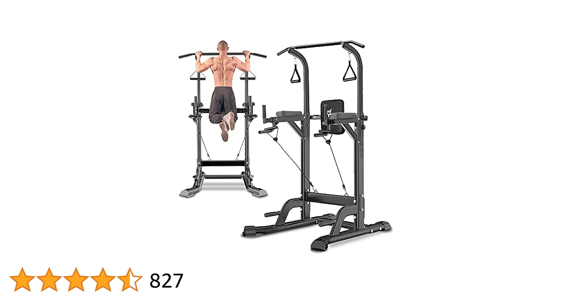 Amazon.co.jp: GOGOJUMP 懸垂マシン 耐荷重180kg 11段階高さ調整