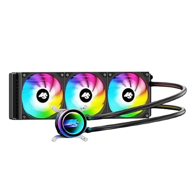 Minorsonic AIO CPU Cooler, 360mm AIO with High-Speed Ceramic Bearing Pump, 3X PWM ARGB Fans, 3-Phase Motor for Better Cooling Performance, Heat Transfer, Low Noise, Intel LGA 1851/1700, AMD AM5/AM4