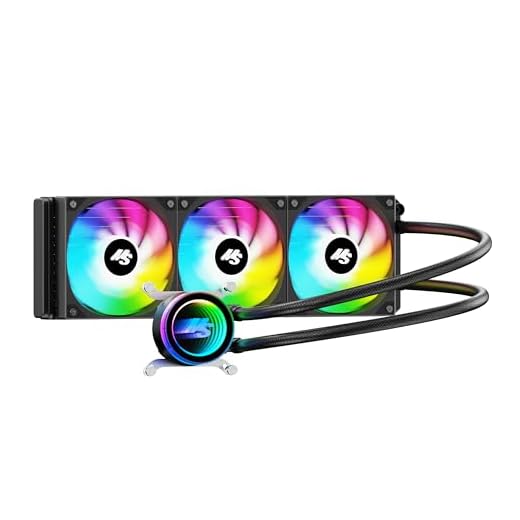 Minorsonic AIO CPU Cooler, 360mm AIO with High-Speed Ceramic Bearing Pump, 3X PWM ARGB Fans, 3-Phase Motor for Better Cooling Performance, Heat Transfer, Low Noise, Intel LGA 1851/1700, AMD AM5/AM4
