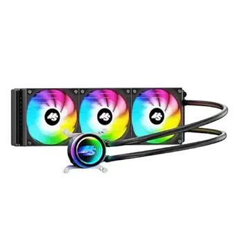 Minorsonic AIO CPU Cooler with Ceramic Bearing Pump and PWM ARGB Fans