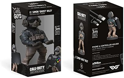 Collectible Call of Duty Ghost Cable Guy Device Holder - works with PlayStation and Xbox controllers and all Smartphones - Simon Riley - Not Machine Specific