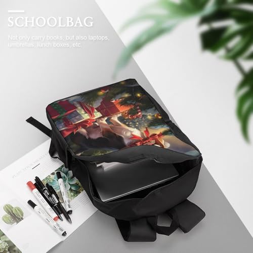 LMYmoney Sac à dos, cartable de Noël Beagle, cartable ... – vue 5