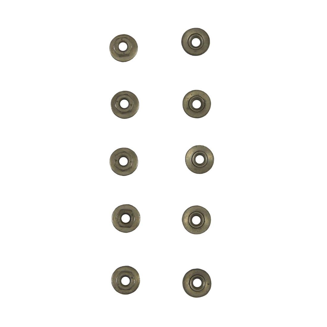 2 Set of - Hex Head Nuts W/Washer Pack of Fits 1.00 10MM-Head Size 1.00MM-Thread Pitch 16MM-Washer Diameter 11517293 11609411 11517009 10060526