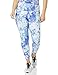 Amazon Essentials High Rise Full Length Every Day Fitness Legging Leggings, Blu, Stampa Cielo, L