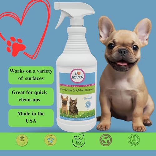 I Love My Pet Oxy Stain Remover, Professional Oxygen-Powered Carpet Spray by Theochem - Used condition - Image 3