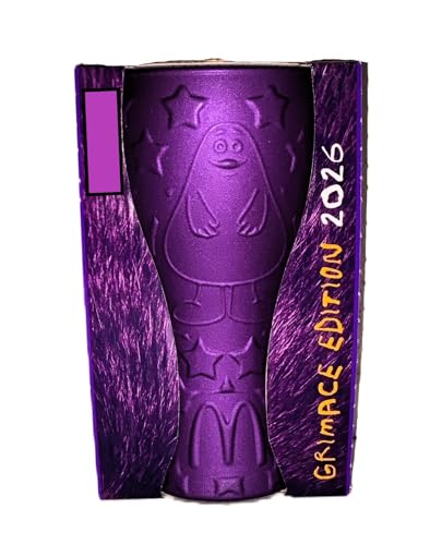 Rahm &AngiesStrickZauber verkauft : Sammelglas/Mcdonald`s / 2026 / Lila im Original Karton/GRIMACE EDITION/Deutschland
