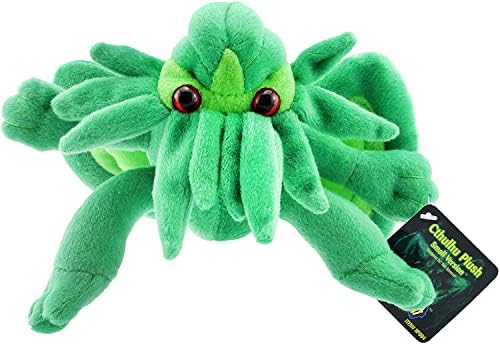 Toy Vault Mini Cthulhu Plush, 8-Inch; Stuffed Horror Toy Based on H.P. Lovecraft's Weird Fiction, Small Size