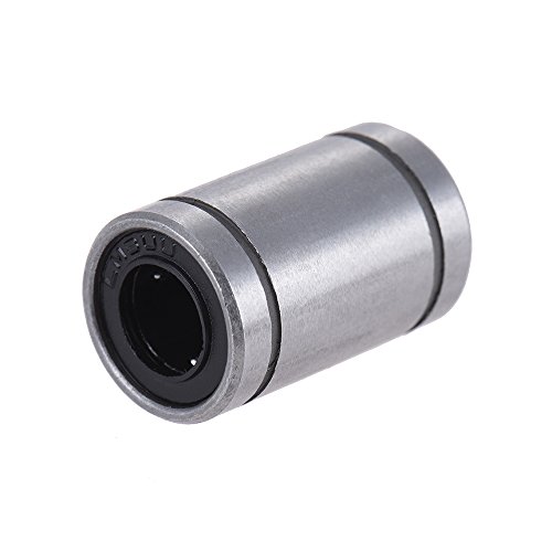 Anself 4pcs LM8UU 8 milímetros Dentro Dia Rubber Ball Linear Rolamento Bucha para RepRap i3 Printer