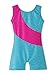Colorful Ribbons Rainbow Mermaid Leotard Gymnastics Biketard for Little Girl, 100(3-4 Years)