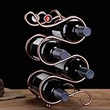 ALMACENAMIENTO SEGURO Y RESISTENTE: Cada botellero cuenta con 4 pies resistentes que tienen una bola en el extremo. El botellero está ligeramente doblado for que las botellas floten ligeramente. Esto hace que sea fácil quitar el polvo debajo del botellero. El diseño apilado ayuda a distribuir el peso y evita que la unidad de almacenamiento de vinos se caiga, lo que le permite ser una unidad independiente sin fijarla a una pared. Úselo en una cocina con espacio limitado.