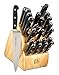 Mundial 5100 Series 24-Piece Knife Set with Block, Black