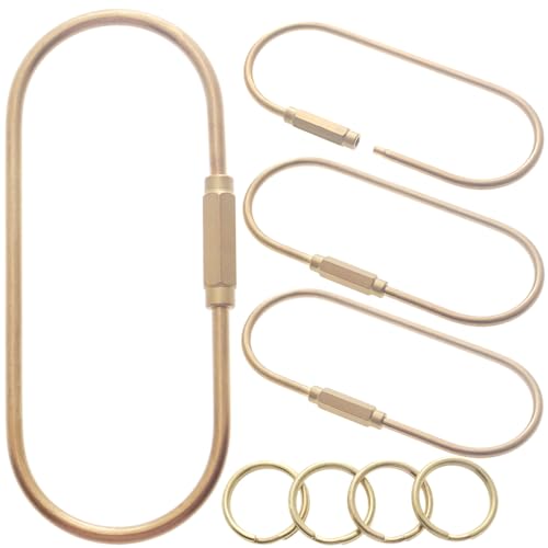 Porte-clés en laiton doré CMVFYL pour retrouver vos clés et sublimer votre sac préféré