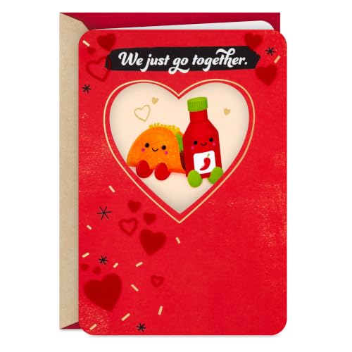 Hallmark Valentine's Day Card for Romantic Partner (We Just Go Together)