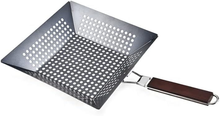 Hotsale Grilling Basket With Handle Grill Basket Bbq Large Grilling Basket