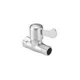 Weirun Shower Head Shut Off Valve,Flow Water Shower Head with Valve,Bathroom Hose Shut off Valves Water Pressure Regulator, Polished Chrome,Brushed