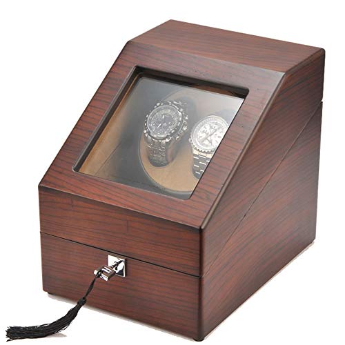 Yjdr Chapa de Cebra Shaker Shaker Watch Caja de Almacenamiento Mecánica automática Reloj de Reloj de Reloj Giratorio Enrollable Hecho a Mano Cover