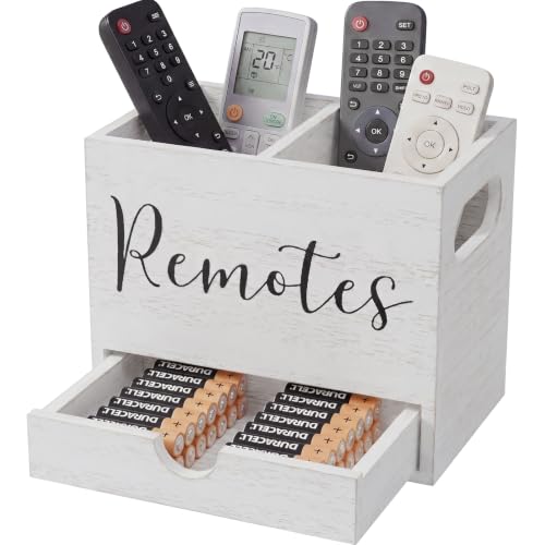 Remote Control Holder with Drawer for Living Room