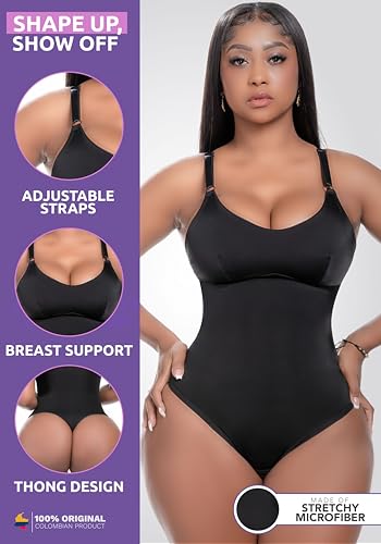 Snatched Body DQ01L4 Shapewear Thong Tummy Control Bodysuits for Women3