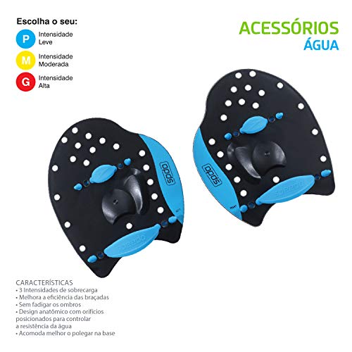 Speedo Power Paddles, Palmar Unissex, Azul (Blue), P