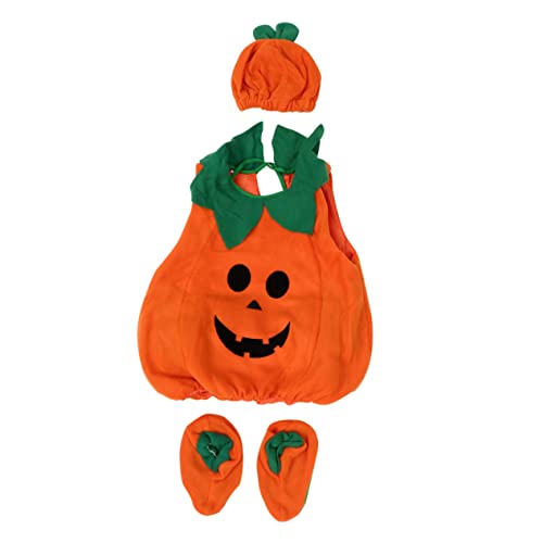 NOLITOY 1 Conjunto De Terno De Abóbora Ternos De Bebê Para Meninos Roupas De Bebê Recém-Nascido Roup