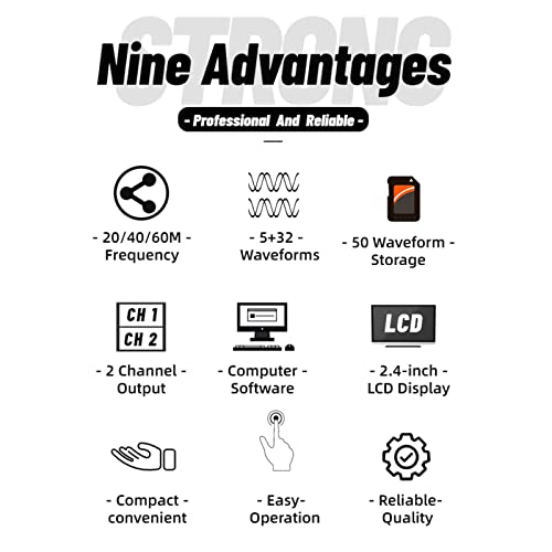 Gerador de forma de onda arbitrária,Gerador de forma de onda arbitrária de função de canal duplo Por