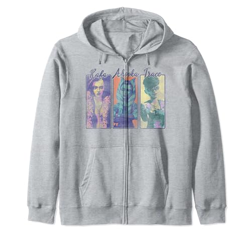 Sweat à capuche zippé Star Wars Ahsoka Tano imprimé panels Clone Wars pour fan geek