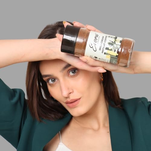 Image of EVORA GREENS Arabica Instant Coffee Powder (Irish Cream)
