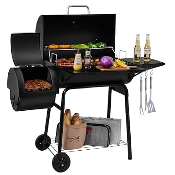 charcoal bbq and smoker