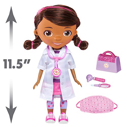 Disney Junior Doc McStuffins Wash Your Hands Singing Doll, With Mask & Accessories, Officially Licensed Kids Toys for Ages 3 Up by Just Play - Thumbnail 3