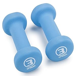 Set of 2 Body Sculpting Hand Weights – Soft Neoprene Coated Dumbbell Set – Supplies for Exercise, Workout, Weight Loss, Body Building – For Men, Women, Seniors, Teens, and Youth