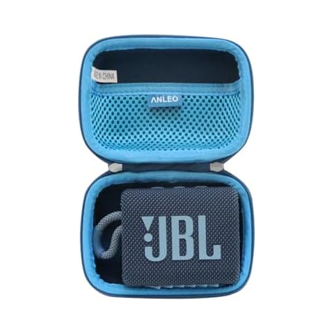 Anleo Hard Travel Case for JBL Go 3 / Go 4 Portable Bluetooth Speaker (Blue) Cover