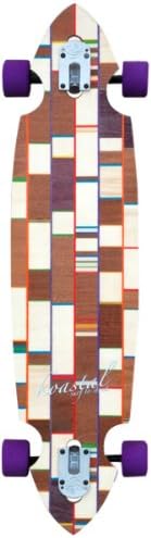 Koastal Progressive Deluxe Drop Complete Skateboard with 9 x 37-Inch/28-Inch Wheel Base