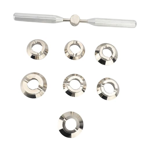 Watch Back Case Opener, 5539 Watch Back Cover Opener with 7 Dies 30.50mm to 36.50mm for Watchmakers by Aramox - Image 4